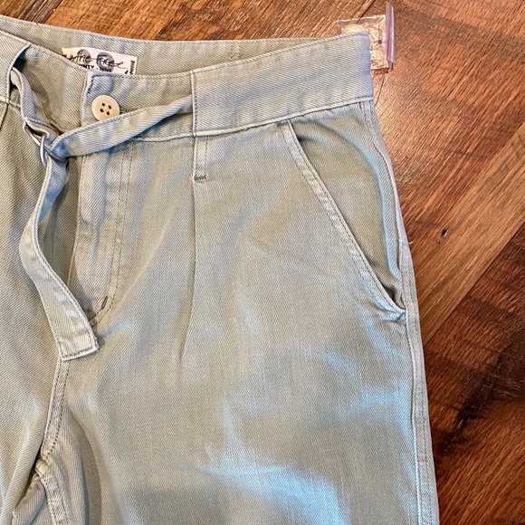 FREE PEOPLE Paloma High-Rise Slouchy Jeans Mint - Picture 9 of 13